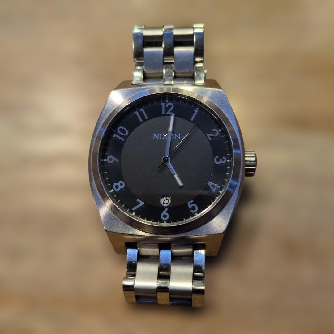 Used [Battery replaced] NIXON wristwatch quartz