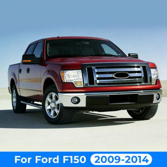 Fit For Ford F150 2009-2014 Front Bumper Guards Pads End Caps Cover Trim Pair
