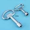 Jimai Zinc Alloy Elevator Door Valve Key - Four-Corner Design.