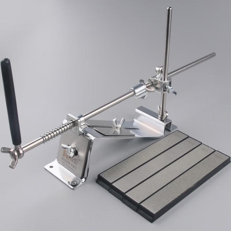 

ZISIZ Fixed Angle Knife Sharpener with 4 Diamond Stones