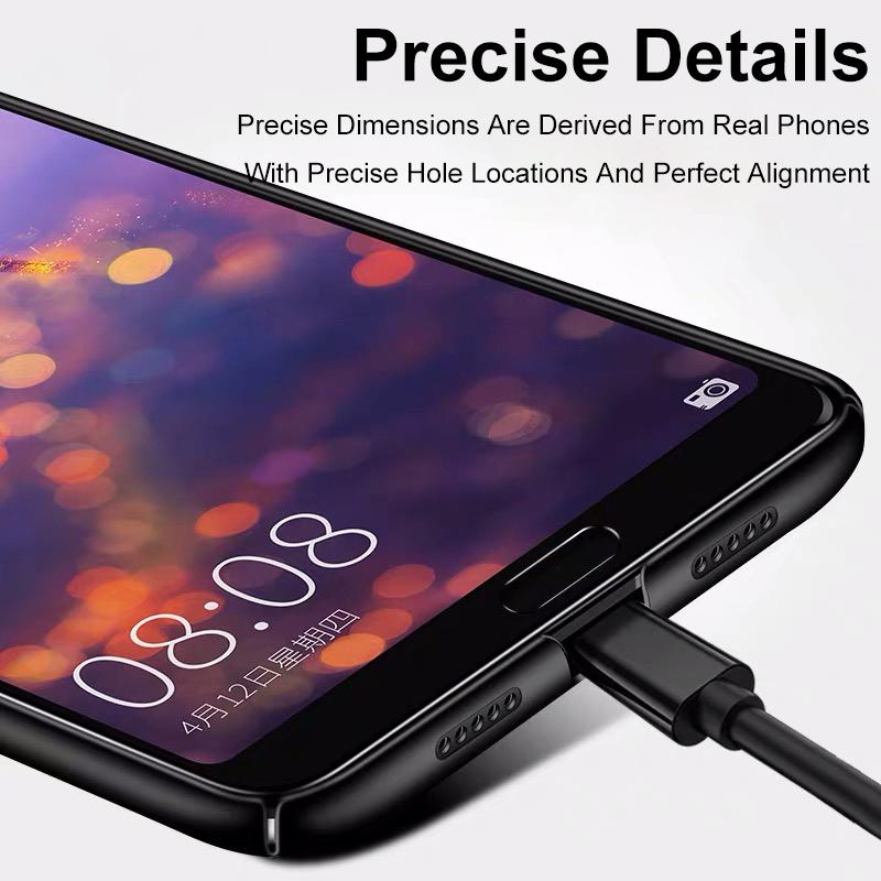 Ultra Thin Hard Full Cover Case For Huawei P30 P20 Pro P10 P9 Plus Lite Matte Solid Color Slim Back Case For Huawei P20 P30 Lite