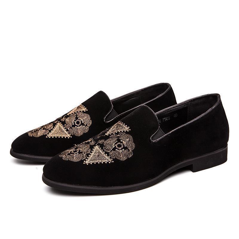 Autumn Men's Pointed Toe Leather Slip-On Loafers, One-Step Matte Driving Shoes