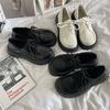Leather Shoes for Women In Summer 2024 New Japanese Style Versatile Thick Soled Retro Single Shoes with a Sense of Luxury