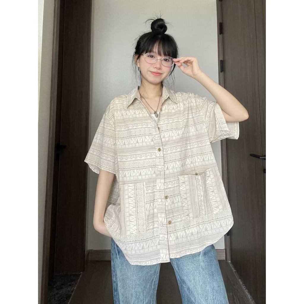 Sommer Fünf-Ärmel Jugendlicher Modetrend, Tägliches Modisches Herrenhemd, Japanisches Vielseitiges Neues Künstlerisches Hemd