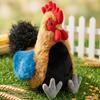 Peluche de Pollito Realista Marrón Gris Amarillo Juguete Suave Almohada para Dormir Juguete de Confort para Niños Regalo de Cumpleaños para Niños y Niñas