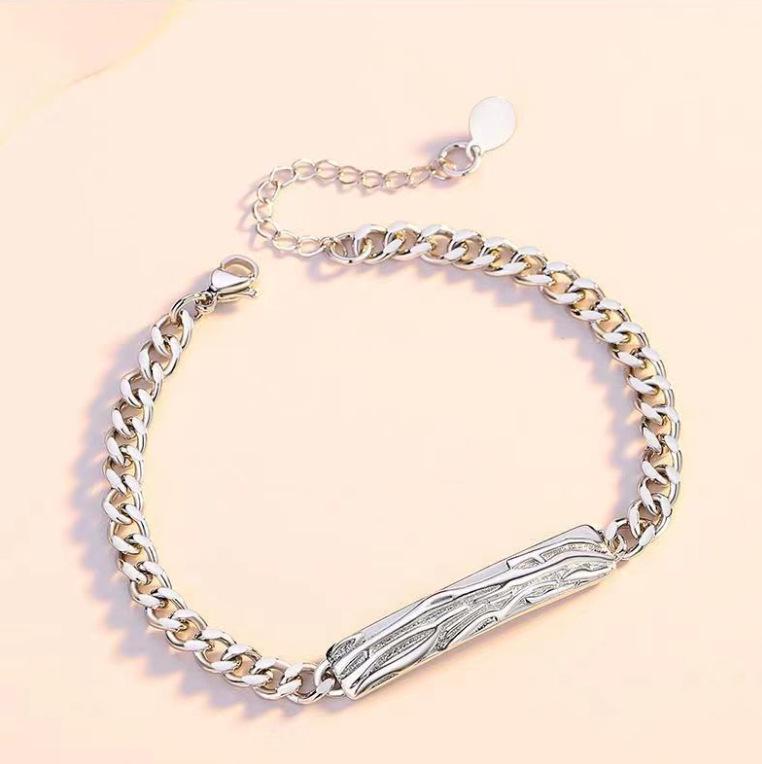 

Браслет из белой меди, синего эвкалипта и пары птиц - Белое золото, сорокопут, значение, предметы первой необходимости White Copper Plated White Gold