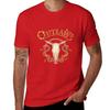 Vintage Clothes Hippie Clothes Men's T Shirts The Outlaws Southern Rock Band Hot Selling Black T-Shirt Oversized Men Clothing