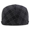 Spring New Pure Cotton Square Color Plaid Cap, Men's Fashion Sunscreen Beret, Women's Personality Leisure