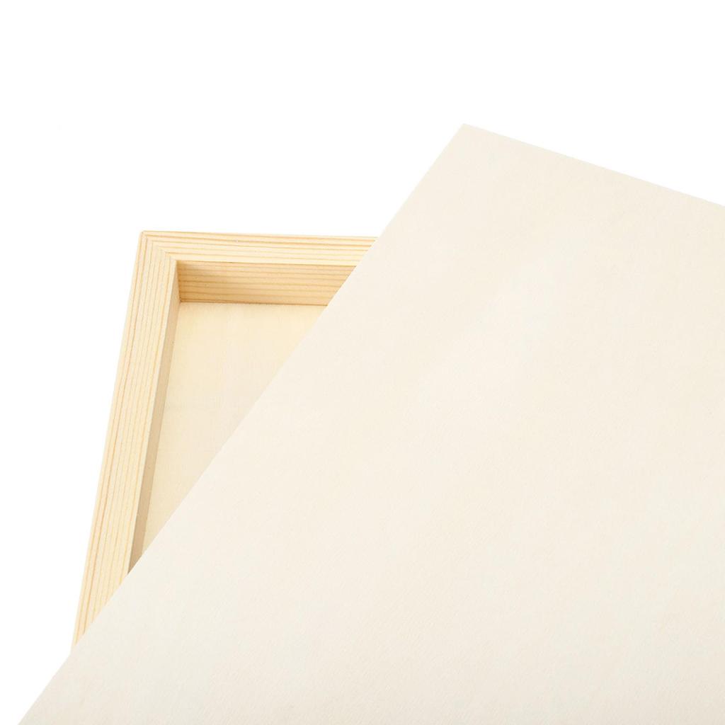 PATIKIL 8"x12" Wood Panel Boards, Set of 6, Unpainted Square Art Wood Canvas Panels, Painting Boards for DIY Craft Painting, Wood Color