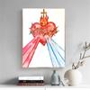 Divine Mercy Heart of Jesus Canvas Painting Print Religious Wall Art Poster Cheistianity Picture Living Room Home Decor Cuadros