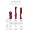 USB Rechargeable LED Flashlight with Magnet and Hook Life Waterproof With Red light Power Bank Repairing Work Emergency Lantern