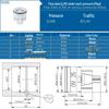 Kunststoff-Wasserleitung Rückschlagventilkern: 6-Punkt, 4-Punkt, 1 Zoll, 2 Zoll, Ventilzubehör