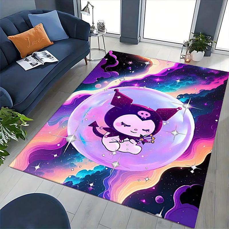 Anime Cartoon Design Chair Mat - Non-Slip Carpet for Office Chairs, Home Decor, Living Room, Bedroom, Game Room & Dormitory (Festival Gift).E096