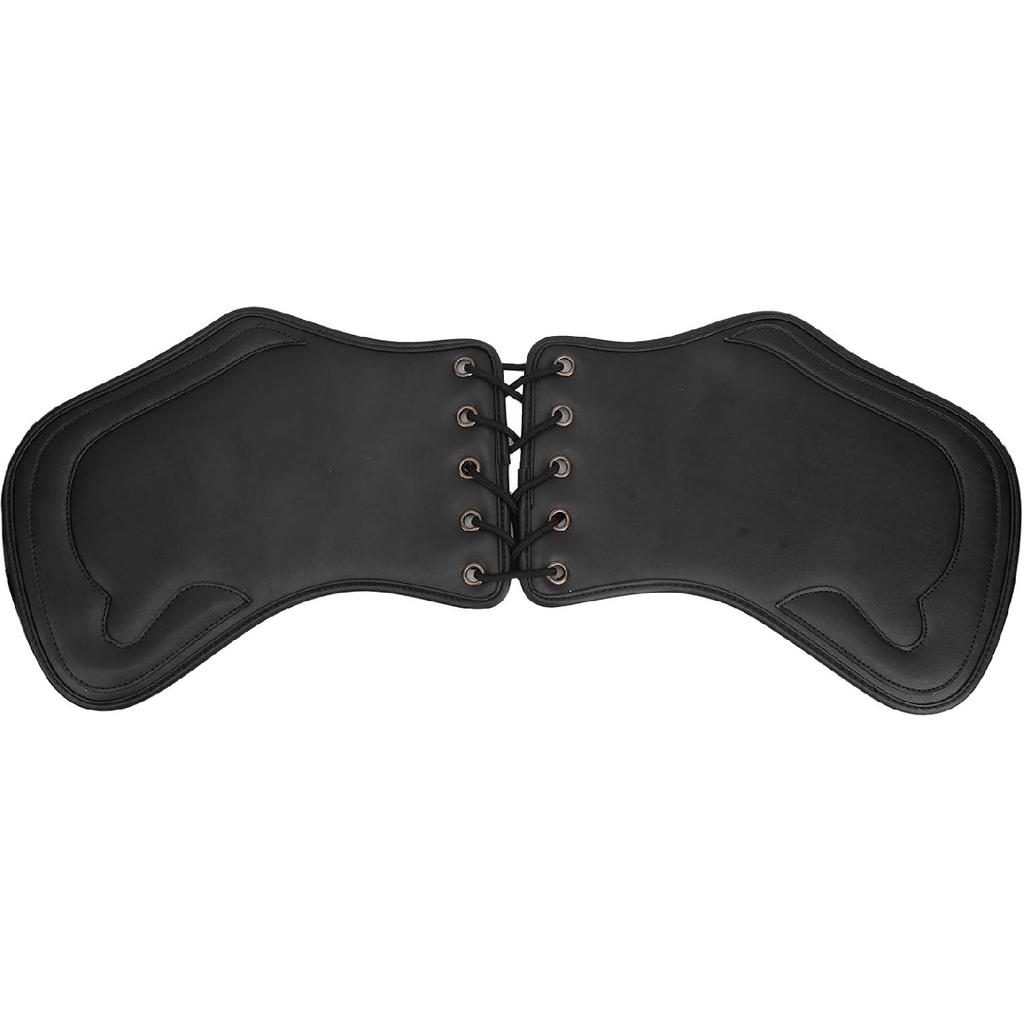 2pcs Universal Motorcycle PU Heat Deflector Engine Heating Insulation Cushion Saddle Guard Leather Side Saddle Heat Deflector