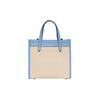 COACH Field Fabric With Cow Leather Tote Bag, Shopping Bag, Handbag, Shoulder Bag, Crossbody Bag Small Women's CH740-B4VPK