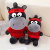 Mascot Dolls Lucky Horse Plush Toys Cute Zodiac Pony Figurine Home Decoration