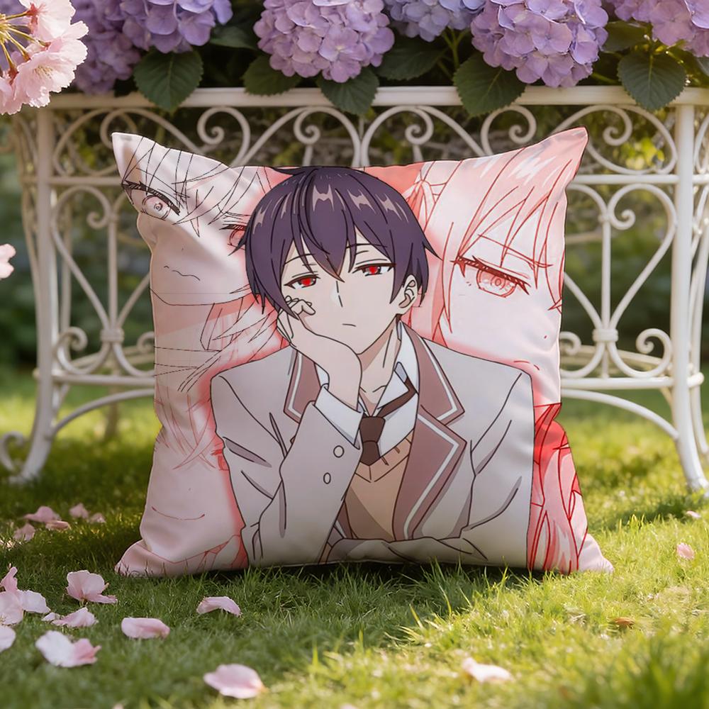 A-Alya Hides Feelings Cushion Cover Home & Car Dual-Scene Pillow Cover: Reversible for Premium Comfort