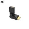 Angle Rotating Connector Port Saver Converter To Female Adapter HDMI-compatible Male
