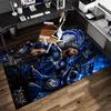 1PC Football Atalanta  Rug Game Carpet, Floor Mat for Bedroom Living Room Entryway Rug, Home Decor Idea Gift for Christmas Birthday