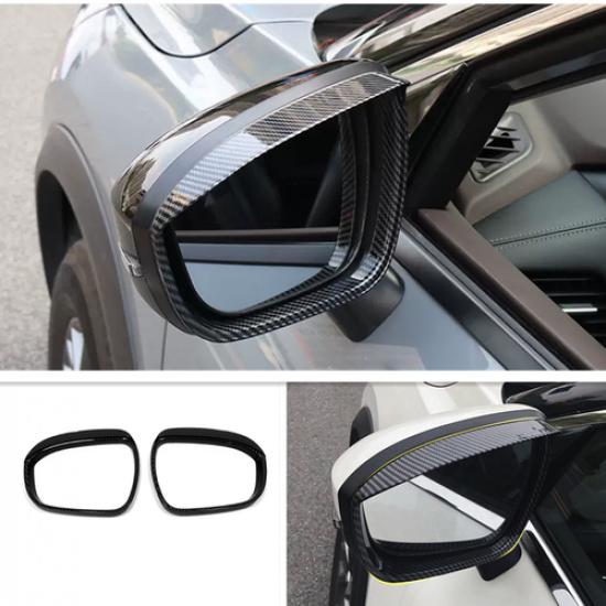 For Nissan Rogue - Carbon Fiber Mirror Rain Eyebrow Cover