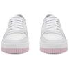 Puma Carina Street Casual Wszechstronne Odporne na Uderzenia Niskie Trampki Damskie Trampki Biało-Fioletowe 389390-23
