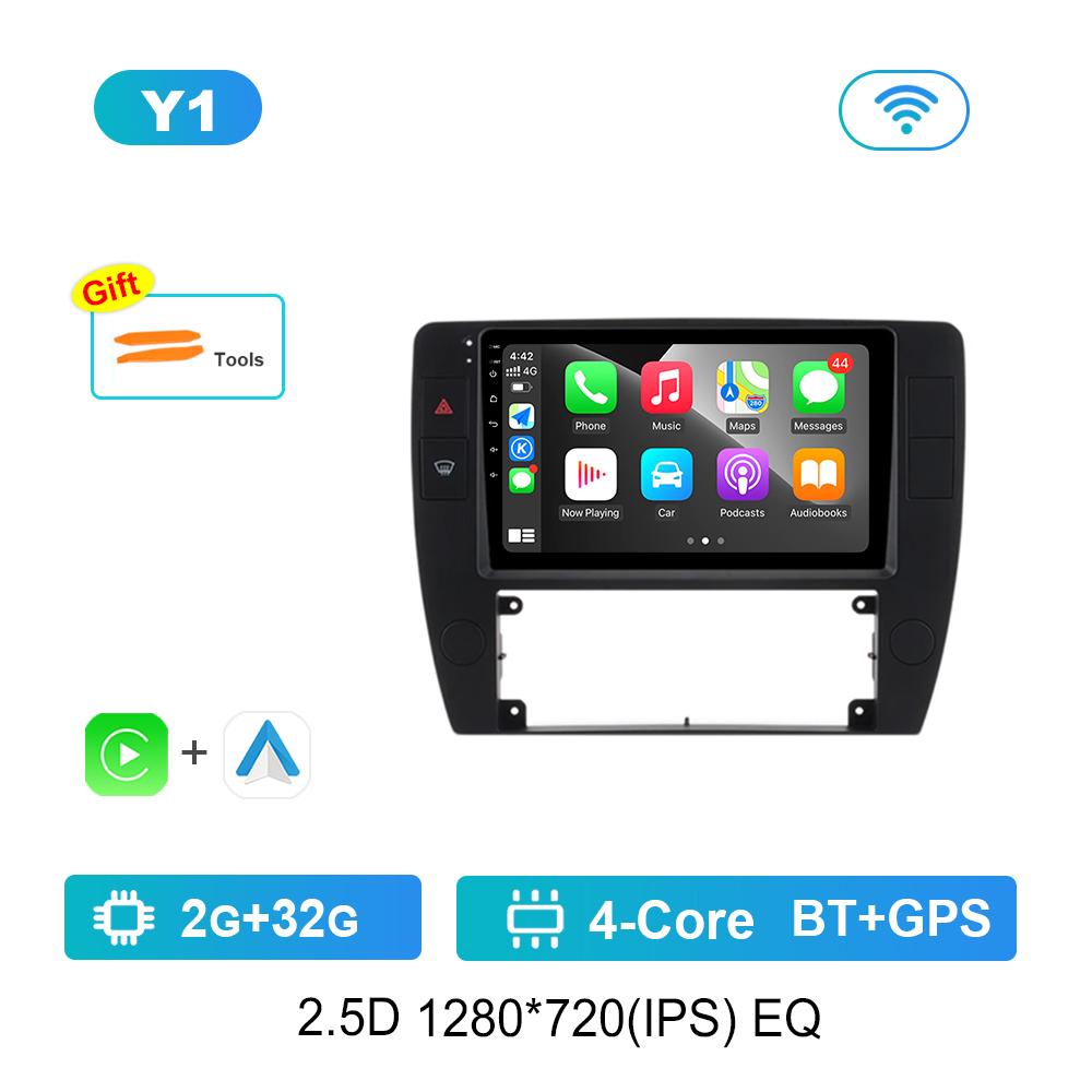 Android Car Radio Multimedia Video Player for VW Volkswagen Passat B5 2000 2001 2002 - 2005 Cooling Fan 4G WiFi Touch Screen