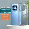 IMAK For OnePlus Ace 3 5G/12R 5G Case PC+TPU Shockproof Clear Phone Cover