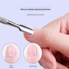 Stainless Steel Double-Headed Cuticle Remover and Pusher Tool for Manicure