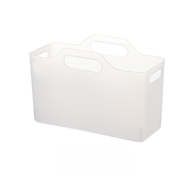

New Sundries Storage Basket Plastic Finishing Basket Household Transparent Simple Bathroom Classification Storage Basket прозрачный