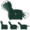 Massage Recliner with Rising Function Dark Green Velvet
