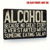 Metal Wall Art Vintage Tin Sign for Bar Pub Man Cave Retro Decor 8x12 Inch