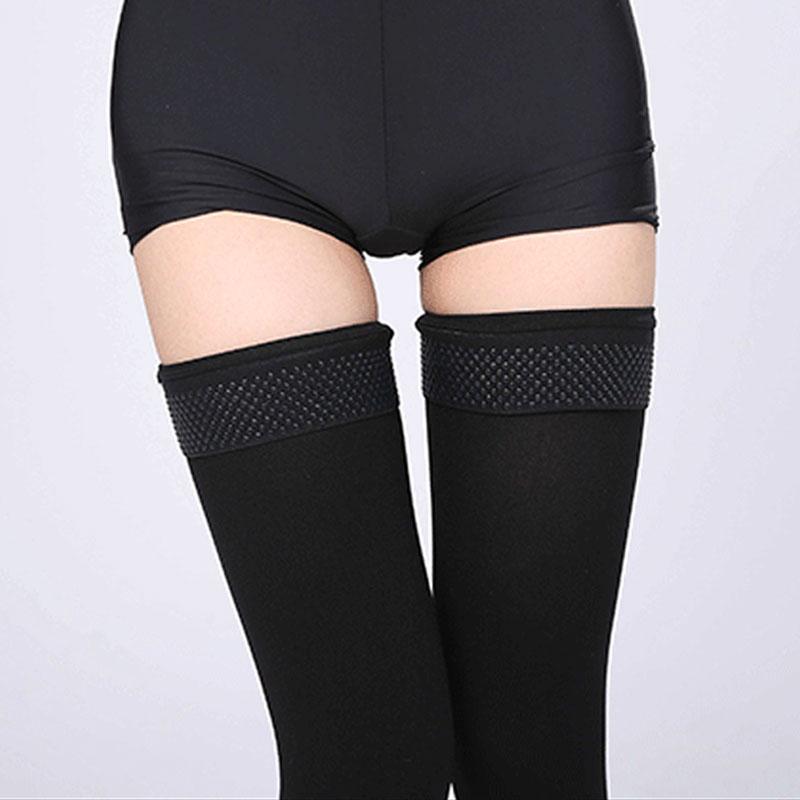 1 Pair Women Men Compression Socks Pressure Level 2 Thigh Stockings Unisex Stress Relief Compression Stockings