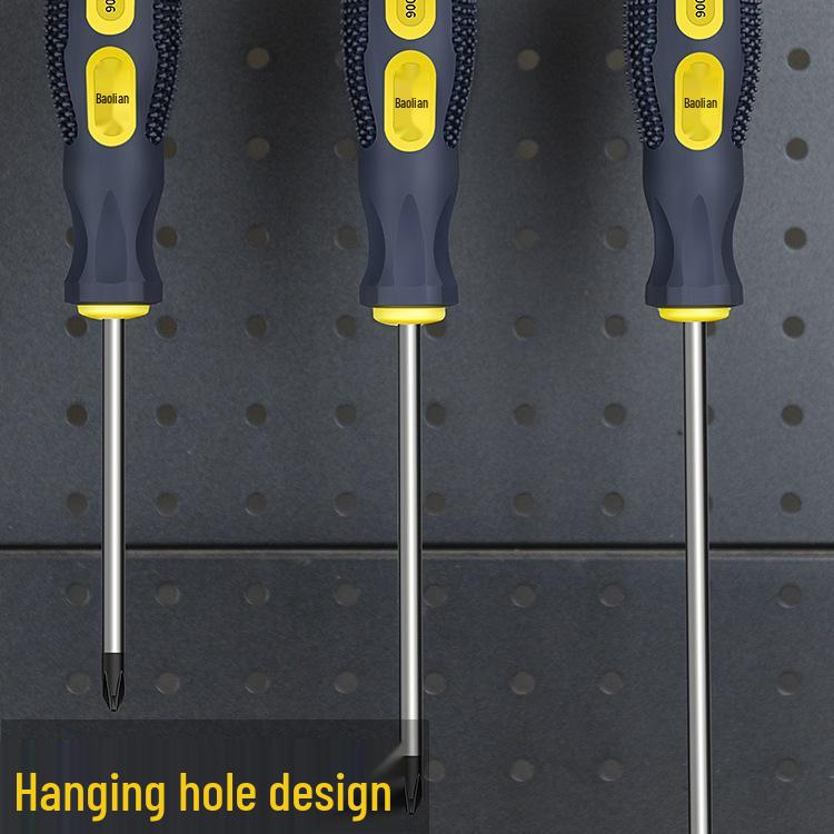 Industrial-Grade Magnetic Phillips & Slotted Screwdriver Set - Super Hard, Small Screwdriver Collection