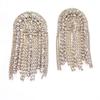 Rhinestone Tassel Earrings, Nightclub Sexy Full Diamond Earrings Accessories Earrings
