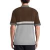 2026 Summer Men's Polo Shirt with Stripes Print Breathable Lightweight Casual Fashionable Outdoor Men's Clothing