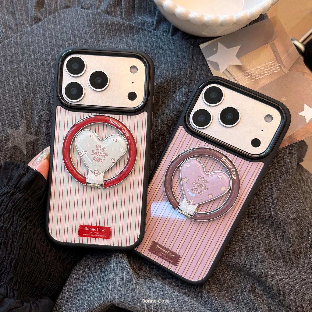 American retro stripes for iphone17 apple 17promax mobile phone case 13 contrasting color 16 magnetic suction bracket 15