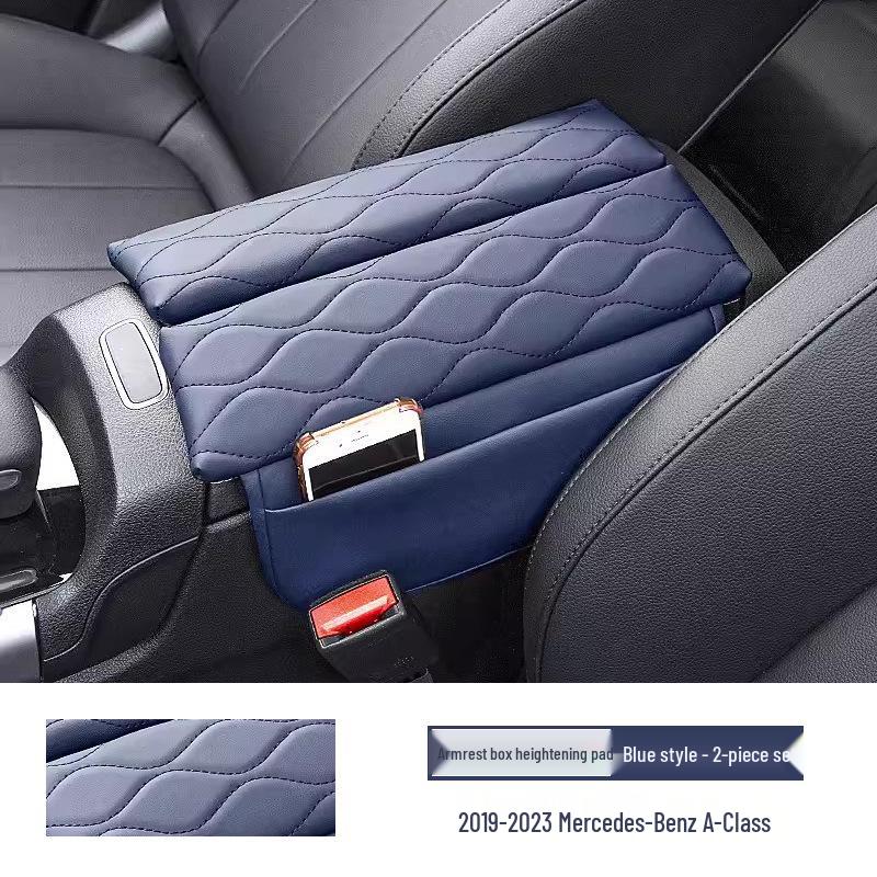Mercedes Armrest Box Protective Pad Cover for E300, LC2600L, and GLC300L Decoration.