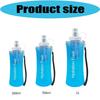 Folding Outdoor Water Bottle With Builted In Filter Light Weight Portable Water Bottle For Hiking Camping And Sports