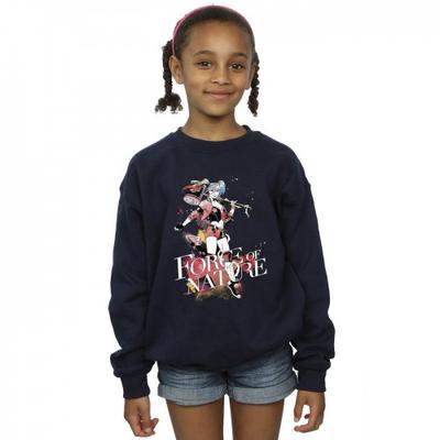 Girls Harley Quinn Forces Of Nature Sweatshirt