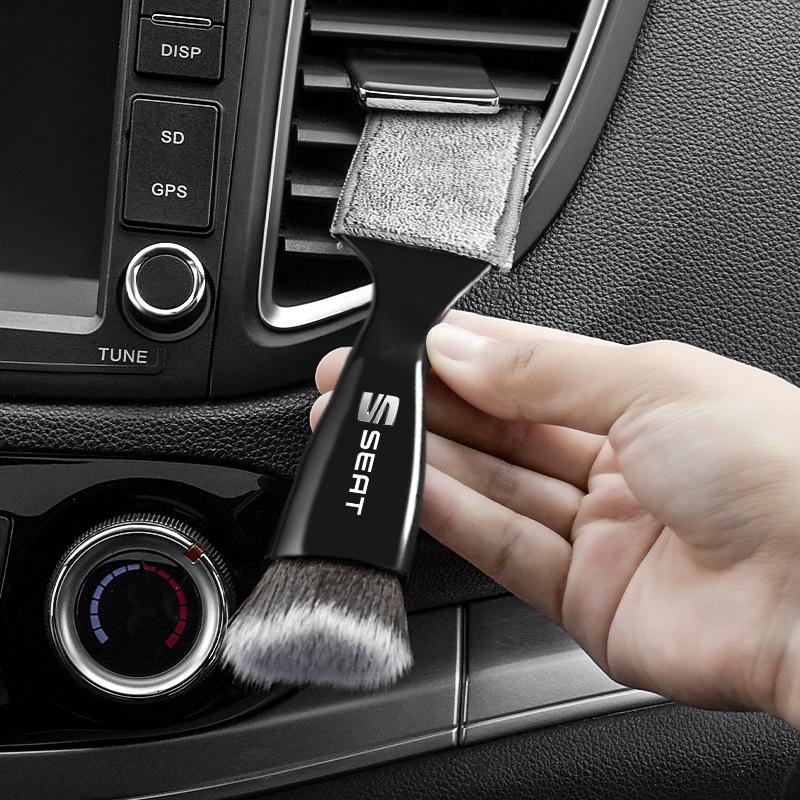 Car Air Conditioner Vent Cleaning Brush Auto Accessories for SEAT Leon FR 5 6 MII Altea 5F Ibiza Toledo Cordoba Alhambra MK3