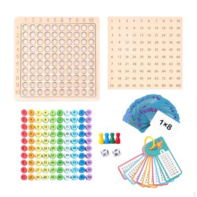 3 In 1 Multiplication Board Game, Children Counting Toy, Math Table