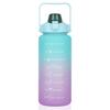 QuiExact 2-Liter Water Bottle, Cold and Heat Resistant, Large Capacity, Ultra-Lightweight, Leak-Proof, Portable, for Outdoor Activities, Sports, Campi