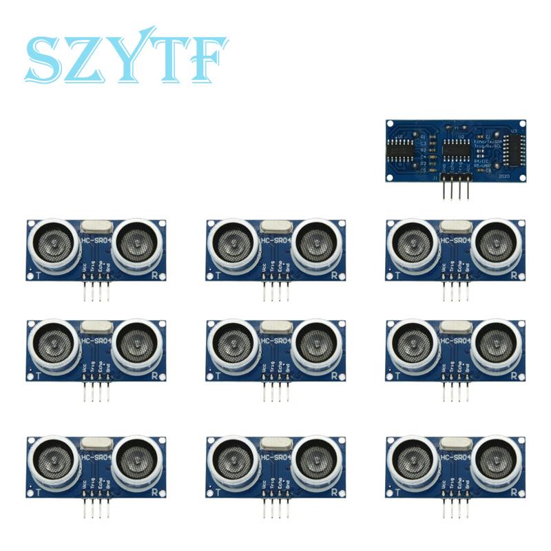 1-10pcs Ultrasonic Module HC-SR04 Distance Measuring Transducer Sensor HC SR04 HCSR04 Ultrasonic Transducer
