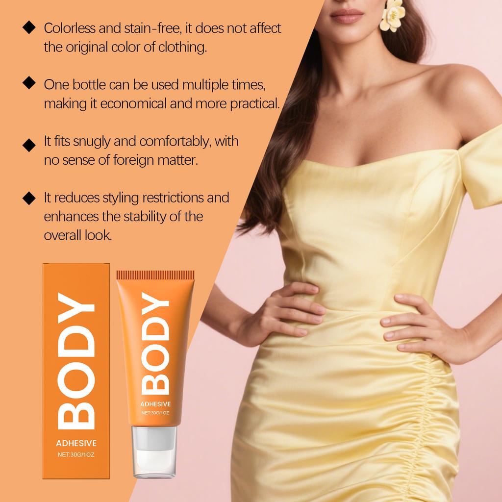 The Body Anti-glare Gel Is Mild And Its Ingredients Do Not Irritate The Skin. The Body Gel Is Suitable For Deep V-necks And Exposed Shoulders,30ml