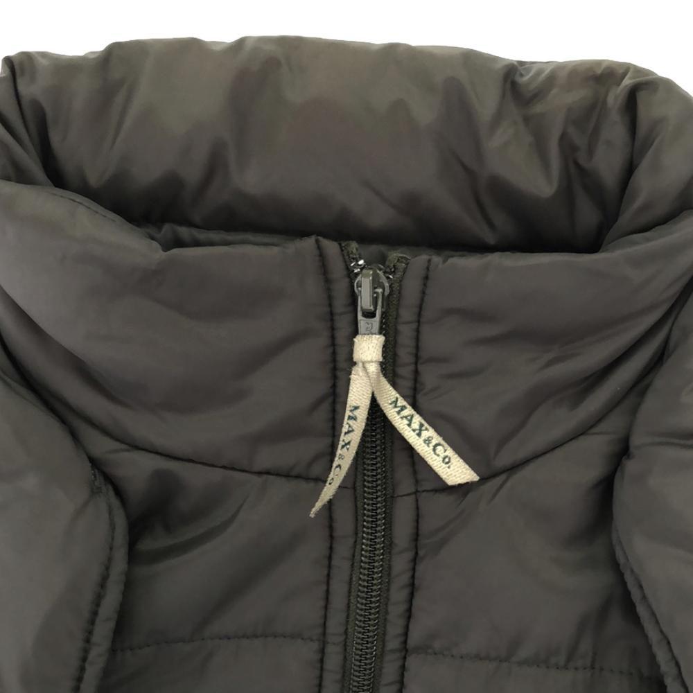 MAX&CO Bluza z kapturem Płaszcz watowany 36 szary Podwójny zamek damski Używany
