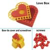 Latest 3D Printed Present Box Love Annoying Present Box With Screws Playful Prank Screw Box Colorful Exquisite Sundries Storage Container