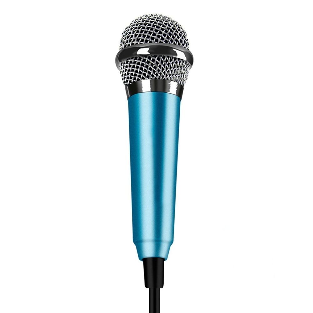 New Audio Mic Condenser Karaoke 3.5mm Wired Mini Microphone