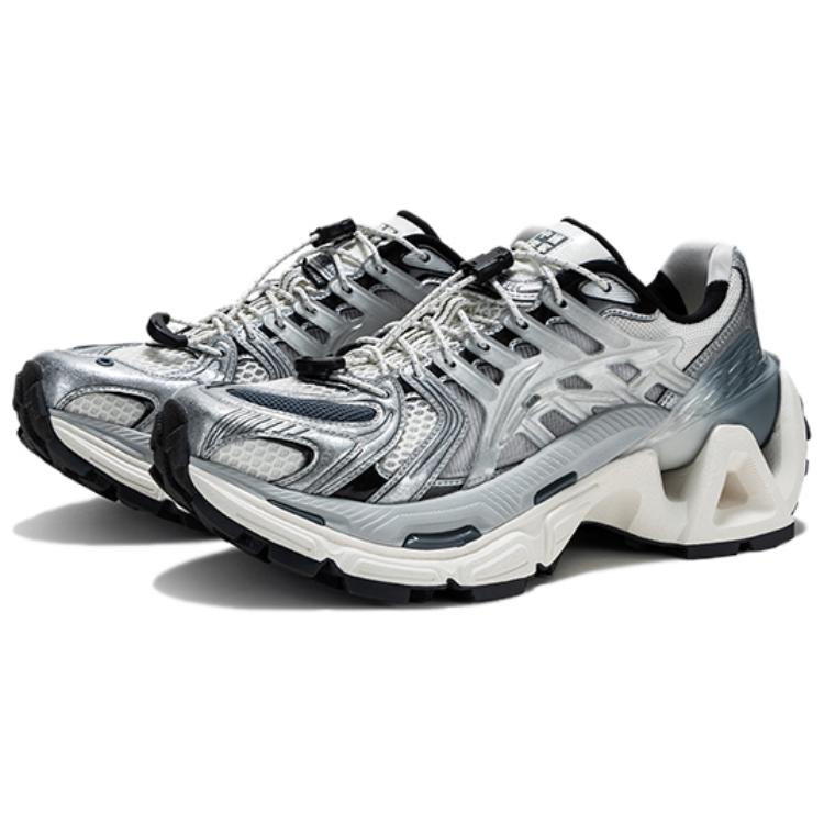 Li Ning Liejun Ace 3.0 Retro Trend Sports Shock Absorbing Breathable Low Top Lifestyle Casual Shoes Men Casual Shoes AZGW095-1