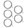 10Pcs Bike Shifter Cable Stainless Steel Rustproof Bicycle Gear Cable Shift Cable Wire for Mountain Bike Road Bike 2.1m