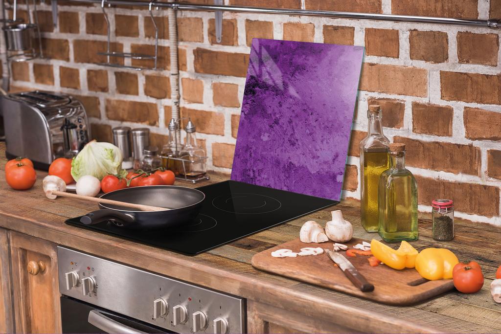 SZKLANA DESKA DO KROJENIA 45x52 FIOLETOWA